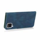 For Samsung Galaxy A42 5G Dual-color Stitching Leather Phone Case(Blue Green) - 6