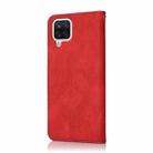 For Samsung Galaxy A42 5G Dual-color Stitching Leather Phone Case(Red Blue) - 3