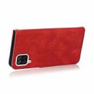 For Samsung Galaxy A42 5G Dual-color Stitching Leather Phone Case(Red Blue) - 6
