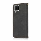 For Samsung Galaxy A42 5G Dual-color Stitching Leather Phone Case(Black Brown) - 3