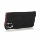 For Samsung Galaxy A42 5G Dual-color Stitching Leather Phone Case(Black Rose Gold) - 6