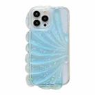 For iPhone 14 Pro Glitter Shell Texture Epoxy TPU Phone Case(Blue) - 1