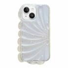 For iPhone 13 Glitter Shell Texture Epoxy TPU Phone Case(White) - 1