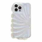 For iPhone 12 Pro Max Glitter Shell Texture Epoxy TPU Phone Case(White) - 1