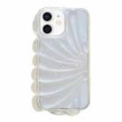 For iPhone 12 Glitter Shell Texture Epoxy TPU Phone Case(White) - 1