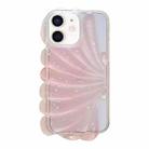 For iPhone 11 Glitter Shell Texture Epoxy TPU Phone Case(Pink) - 1