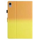 For iPad Pro 11 2018 / Air 2022/2020 Stitching Gradient Leather Tablet Case(Orange Yellow) - 3