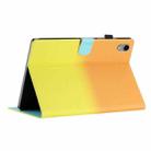 For iPad Pro 11 2018 / Air 2022/2020 Stitching Gradient Leather Tablet Case(Orange Yellow) - 5