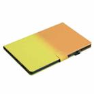 For iPad Pro 11 2018 / Air 2022/2020 Stitching Gradient Leather Tablet Case(Orange Yellow) - 6
