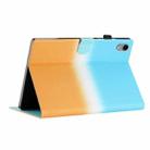 For iPad Pro 11 2018 / Air 2022/2020 Stitching Gradient Leather Tablet Case(Blue Orange) - 5