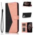 For Xiaomi Mi 11 Dual-color Stitching Leather Phone Case(Black Rose Gold) - 1