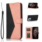 For Xiaomi Mi 11 Pro Dual-color Stitching Leather Phone Case(Black Rose Gold) - 1