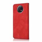 For Xiaomi Redmi Note 9 5G / Note 9T Dual-color Stitching Leather Phone Case(Red Blue) - 3