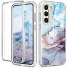 For Samsung Galaxy S23 5G 360 Full Body Painted Phone Case(Marble L11) - 1