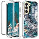 For Samsung Galaxy S23+ 5G 360 Full Body Painted Phone Case(Marble L09) - 1