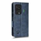 For Xiaomi Black Shark 5 Symmetrical Triangle Leather Phone Case(Blue) - 3