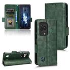 For Xiaomi Black Shark 5 Symmetrical Triangle Leather Phone Case(Green) - 1