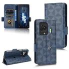 For Xiaomi Black Shark 5 Pro Symmetrical Triangle Leather Phone Case(Blue) - 1