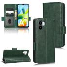 For Xiaomi Redmi A1 Symmetrical Triangle Leather Phone Case(Green) - 1