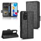 For Xiaomi Redmi Note 11 4G Global Symmetrical Triangle Leather Phone Case(Black) - 1