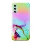 For Samsung Galaxy A05s Laser Marble Pattern Clear TPU Protective Phone Case(Green) - 1