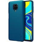 For Xiaomi Redmi Note 9 Pro NILLKIN Frosted Concave-convex Texture PC Protective Case(Blue) - 1