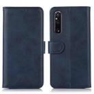 For Sony Xperia 1 V Cow Texture Leather Phone Case(Blue) - 1