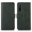 For Sony Xperia 1 V Cow Texture Leather Phone Case(Green) - 1