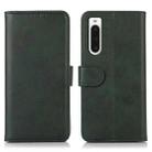 For Sony Xperia 10 V Cow Texture Leather Phone Case(Green) - 1