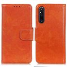 For Sony Xperia 1 V Nappa Texture Leather Phone Case(Orange) - 1