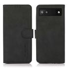 For Google Pixel 7a KHAZNEH Matte Texture Leather Phone Case(Black) - 1