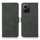 For Xiaomi Redmi Note 12 4G Global KHAZNEH Matte Texture Leather Phone Case(Green) - 1