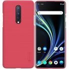 For OnePlus 8 NILLKIN Frosted Concave-convex Texture PC Protective Case(Red) - 1