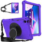 For Lenovo Tab M10 Plus 10.6 3rd Gen 2022 Spider King Silicone Protective Tablet Case(Purple) - 1