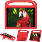 For iPad Air 3 / Pro 10.5 Handle EVA Shockproof Tablet Case with Holder(Red) - 1