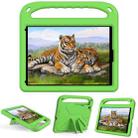 For iPad 9.7 2018 / 2017 Handle EVA Shockproof Tablet Case with Holder(Green) - 1