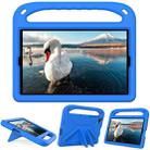 For Lenovo Tab K10 Handle EVA Shockproof Tablet Case with Holder(Blue) - 1