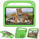 For Lenovo Tab K10 Handle EVA Shockproof Tablet Case with Holder(Green) - 1