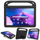 For Lenovo Tab M10 Plus 10.6 3rd Gen 2022 Handle EVA Shockproof Tablet Case with Holder(Black) - 1