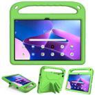 For Lenovo Tab M10 Plus 10.6 3rd Gen 2022 Handle EVA Shockproof Tablet Case with Holder(Green) - 1