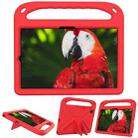 For Samsung Galaxy Tab S6 Lite P610 Handle EVA Shockproof Tablet Case with Holder(Red) - 1