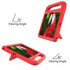 For Samsung Galaxy Tab S6 T860 Handle EVA Shockproof Tablet Case with Holder(Red) - 3