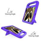 For Samsung Galaxy Tab S6 T860 Handle EVA Shockproof Tablet Case with Holder(Purple) - 3
