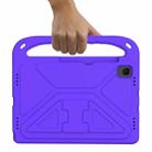 For Samsung Galaxy Tab S6 T860 Handle EVA Shockproof Tablet Case with Holder(Purple) - 5
