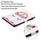 For iPad Air 2 Cross Texture Painted Horizontal  Leather Case with Sleep / Wake-up Function & Card Slot & Holder & Wallet(Crown Unicorn) - 6