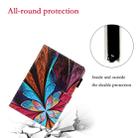 For iPad Pro 9.7 Cross Texture Painted Horizontal  Leather Case with Sleep / Wake-up Function & Card Slot & Holder & Wallet(Colorful Flower) - 7