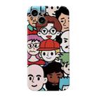 For iPhone 14 Plus Precise Hole Glossy PC Phone Case(Color Emoji) - 1