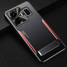 For Realme GT Neo5 Blade Series TPU + Titanium Alloy Phone Case with Holder(Black Red) - 1