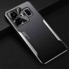 For Realme GT Neo 5 Blade Series TPU + Titanium Alloy Phone Case(Black Silver) - 1