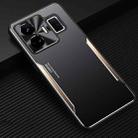 For Realme GT Neo 5 Blade Series TPU + Titanium Alloy Phone Case(Black Gold) - 1